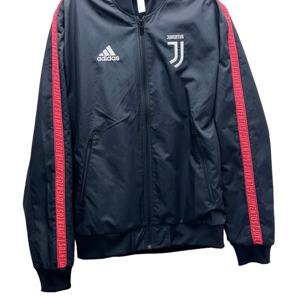 Adidas Juventus Men's Zipper Jacket Black - Size S - Picture 2 of 7